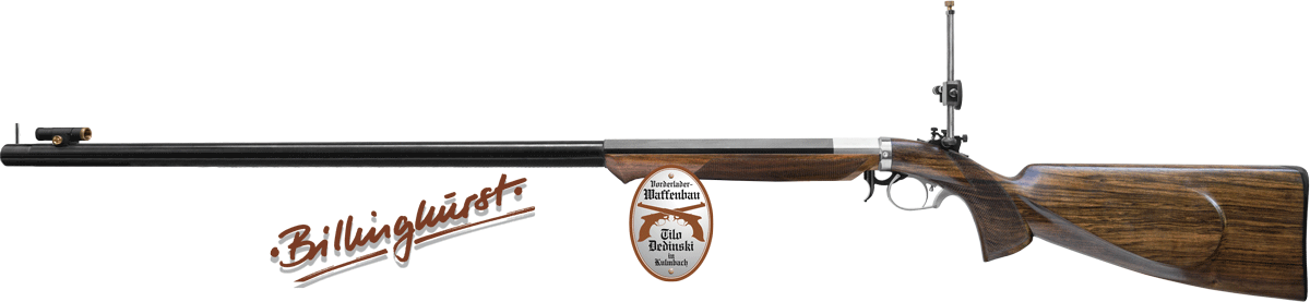 Unterhammergewehr Billinghurst 100m Whitworth mit und ohne falsche Mündung